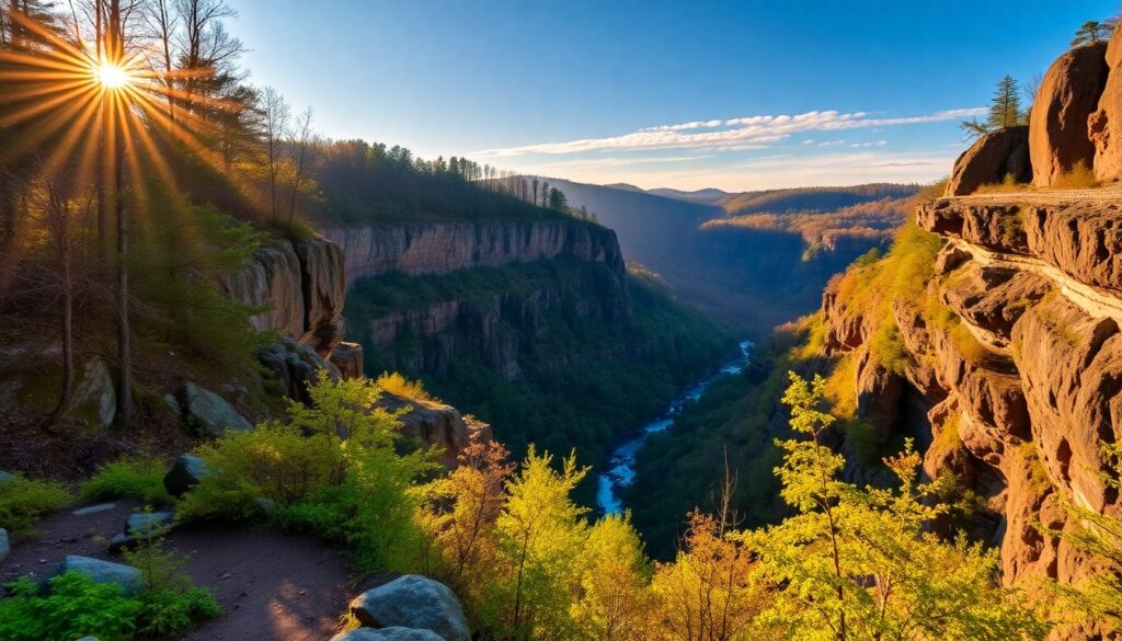 Kaaterskill Falls Upper Gorge - New York Life Magazine scenic photography
